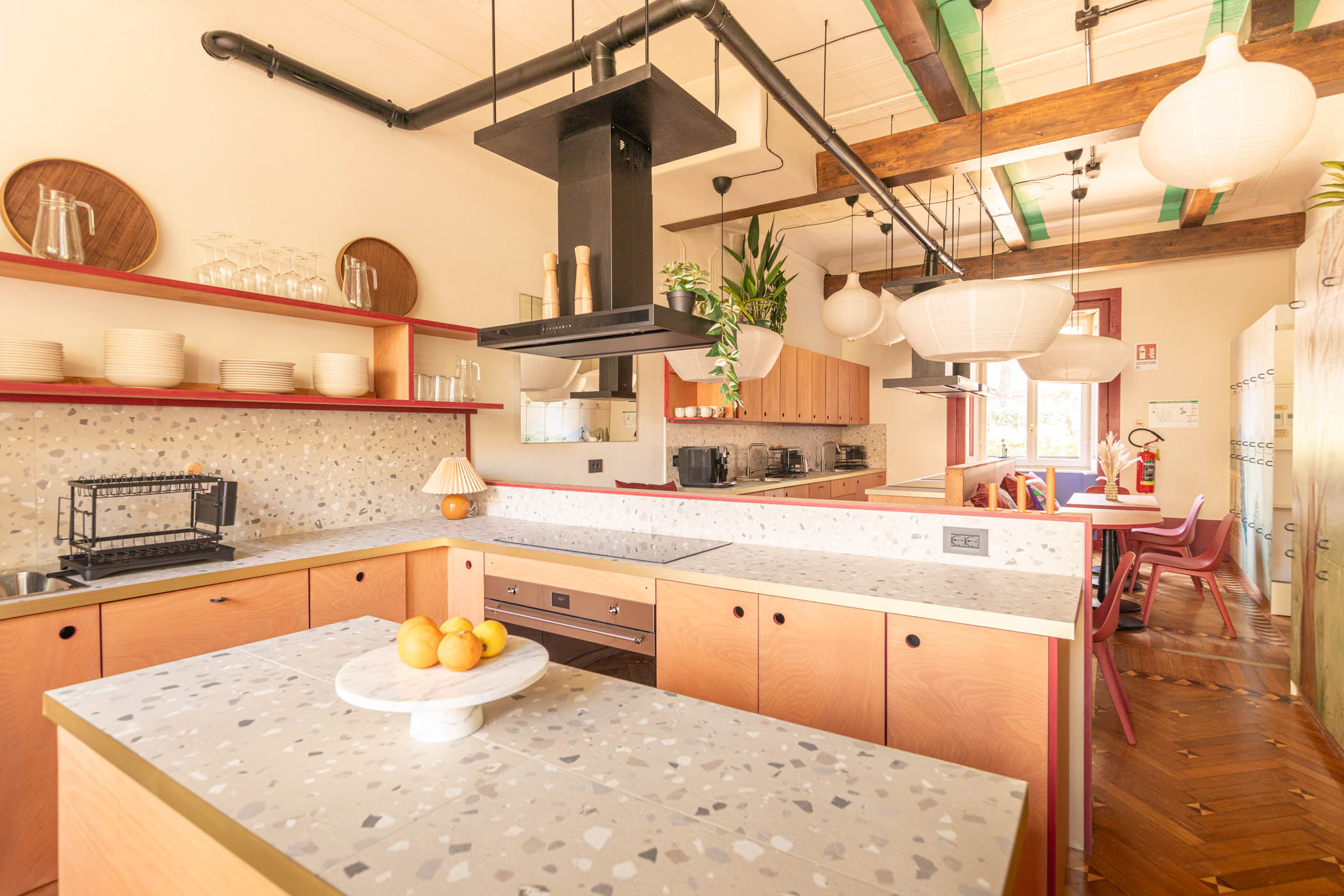 Kitchen and dining area